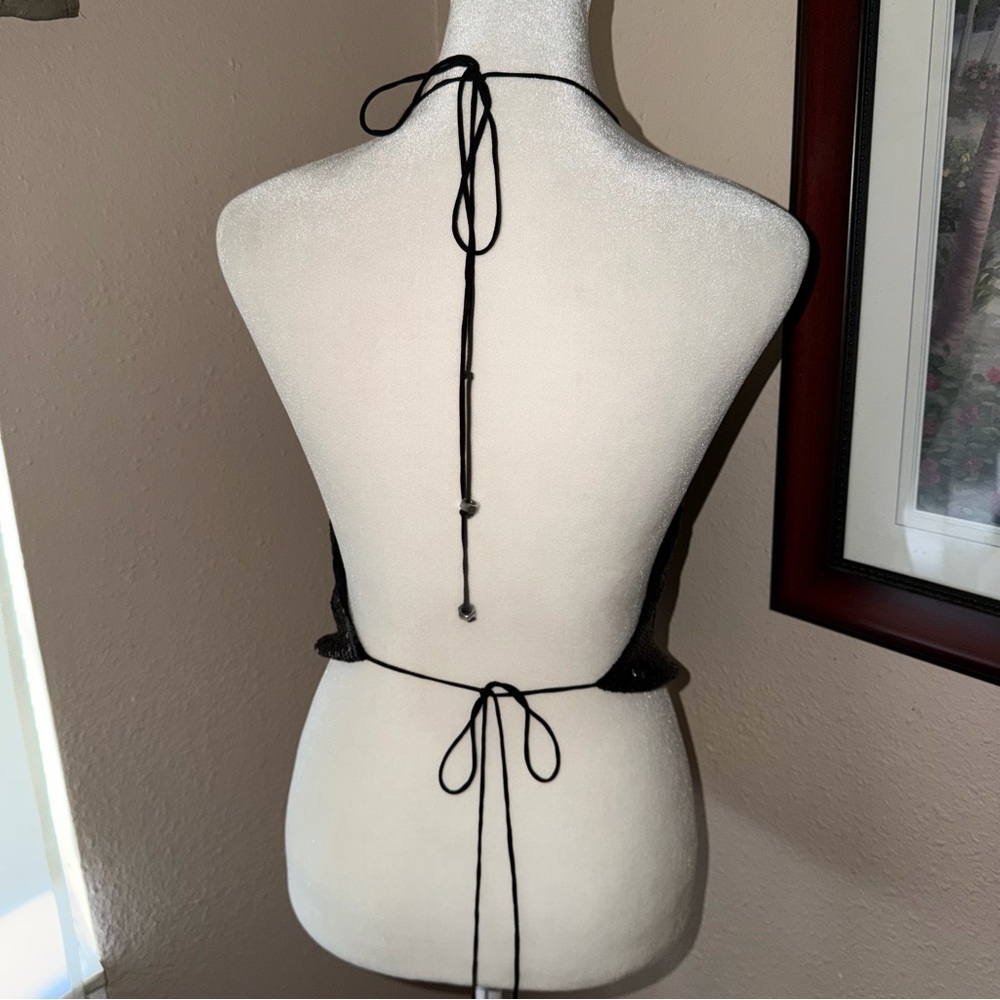 INDAH Sequin Halter Top - Picture 5 of 10